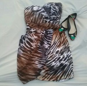 Like new animal print party dress